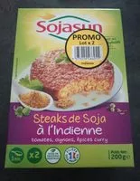 Mängden socker i Steaks de soja à l'indienne