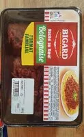 Mängden socker i Haché au boeuf Bolognaise
