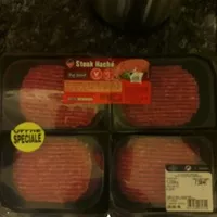Mängden socker i Steak haché pur boeuf