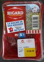 Mängden socker i Steak Haché Bigard 5% mg, 125g