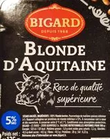 Mängden socker i Steak haché Blonde Aquitaine