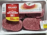 Mängden socker i Steaks Hachés 100% pur boeuf