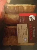 Mängden socker i 2 friands à la viande