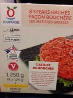 Mängden socker i 10 Steaks Hachés Façon Bouchère 15% MG