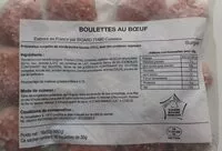Mängden socker i Boulettes de bœuf