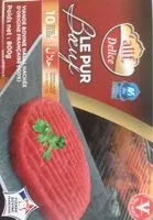 Mängden socker i Steak haché