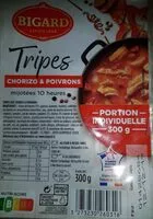 Mängden socker i Tripes chorizo et poivrons