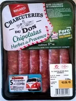 Mängden socker i Chipolatas Herbes de Provence