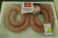 Mängden socker i Saucisses de Toulouse