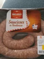 Mängden socker i Saucisses de Toulouse