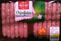 Mängden socker i Chipolatas herbes de Provence