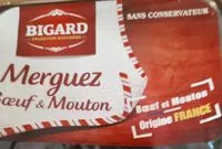 Mängden socker i Merguez Bœuf & Mouton