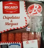 Mängden socker i Chipolatas & Merguez