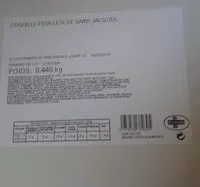 Mängden socker i Coquille feuilleté de Saint Jacques