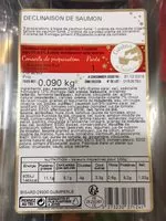 Mängden socker i Déclinaison de saumon