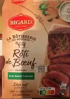 Mängden socker i Rôti de boeuf et sa sauce tartare