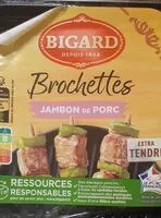 Mängden socker i Brochette jambon de porc