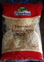 Mängden socker i Emmental Français Râpé
