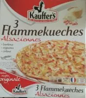 Mängden socker i 3 flammekueches alsaciennes