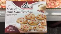 Mängden socker i Kauffer's Elsässer mini Flammkuchen L'original