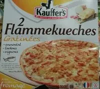 Mängden socker i Tarte flambée gratinée