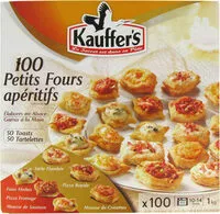 Mängden socker i Petits fours aperitif Kauffer's Assortiment x100