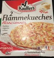 Mängden socker i Flammekuche alsacienne Kauffer's