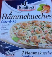 Mängden socker i Kauffer's Flammekueches gambas