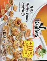 Mängden socker i 100 env petits fours aperitifs