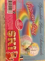 Mängden socker i Arc en ciel