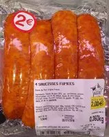 Mängden socker i 4 Saucisses Fumées