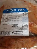 Mängden socker i 4  andouillettes  saveur  mexicaine