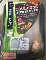 Mängden socker i La Toulouse bien élevée Saucisses de toulouse au jambon