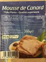 Mängden socker i Mousse de Canard au porto