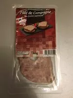Mängden socker i Paté de campagne Qualité supérieur