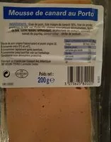 Mängden socker i Mousse de canard au porto