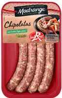 Mängden socker i Les chipolatas aux herbes Label Rouge