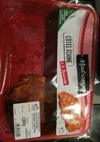 Mängden socker i Cotes Echines à la mexicaine