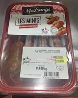 Mängden socker i Les minis saveur chorizo