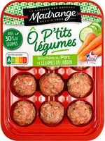 Mängden socker i Bouchées au porc et légumes du jardin