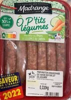 Mängden socker i Recettes au porc et légumes du jardin Ô p’tits légumes