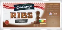 Mängden socker i Ribs aux 3 poivres