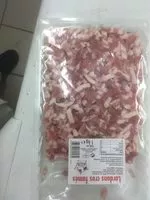 Mängden socker i Lardons crus fumes