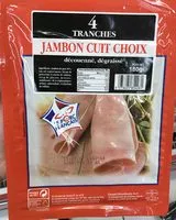 Mängden socker i Jambon cuit choix