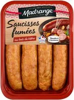 Mängden socker i Saucisses fumées au bois de hêtre à l'ancienne