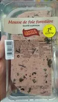 Mängden socker i Mousse de foie forestière