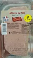 Mängden socker i Mousse de foie qualité supérieure