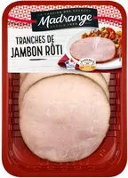 Mängden socker i Tranches de jambon rôti