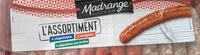 Mängden socker i 4 chipolatas 4 merguez 4 chipolatas aux herbes