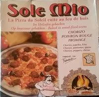 Mängden socker i Pizza Chorizo Poivron rouge Fromage cuite au feu de bois